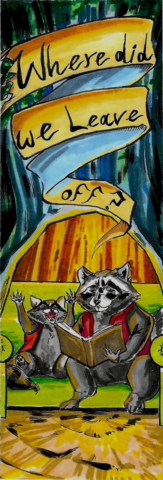 Bookmark illustration 1 by Aaron Kondzer